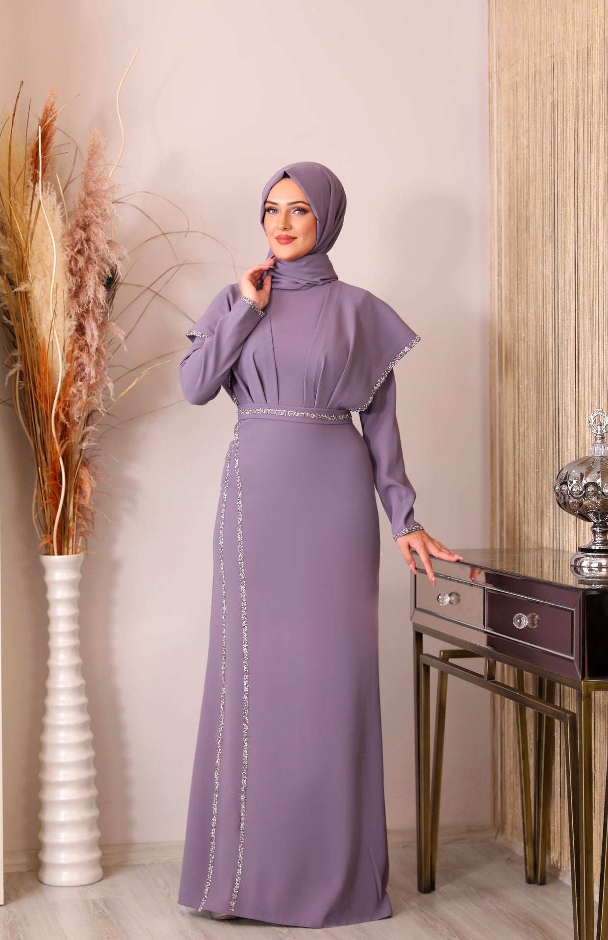 Iman Flair Dress in Lilac