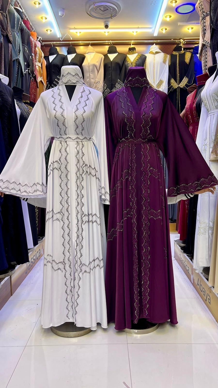 Ibtihaj Abaya in White