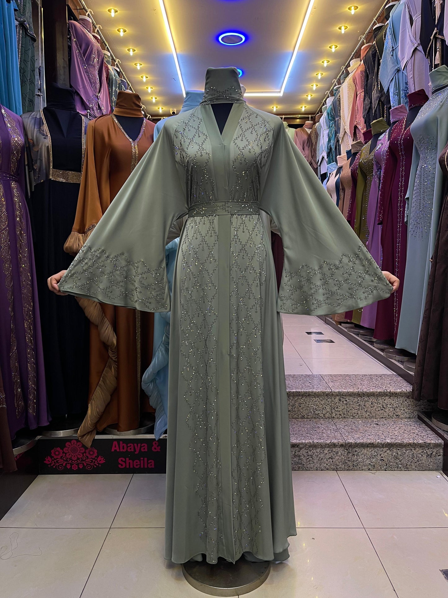 Dina Abaya in Green