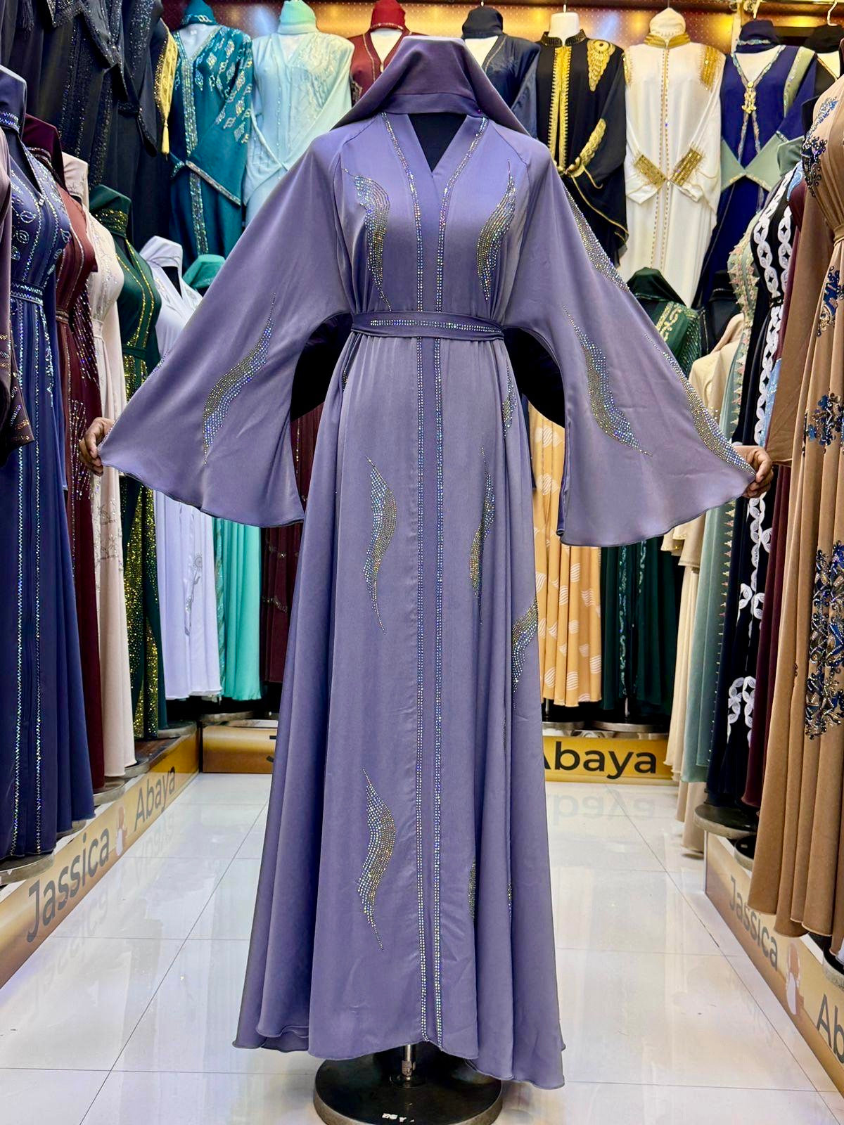 Yasmine Sparkles Abaya