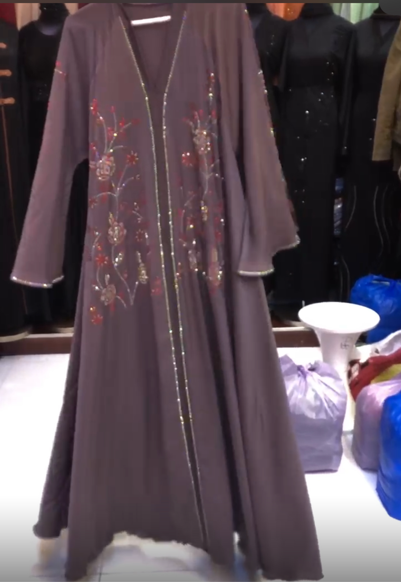 Sameera Shimmer Abaya