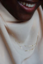 Daisy 18 karat pure gold necklace