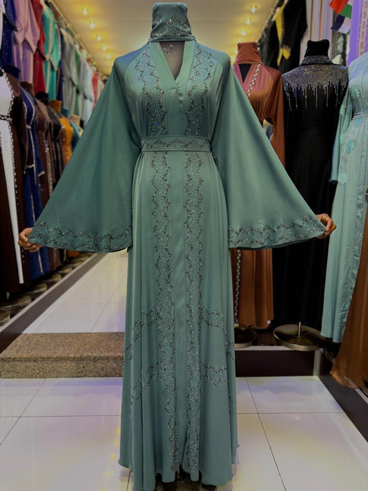 Ibtihaj Abaya in Teal