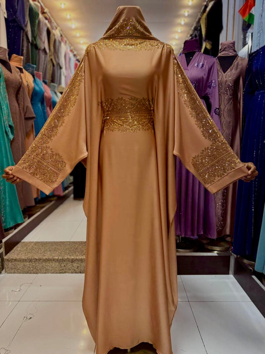 Falak Abaya in Beige