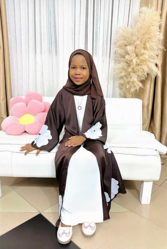 Ruqqayah Princess Abaya in Brown