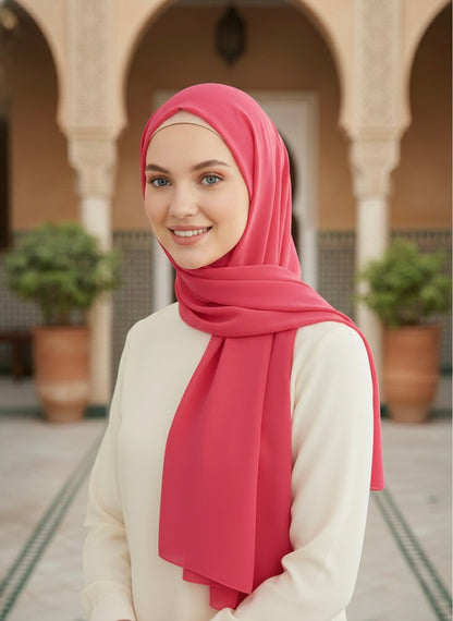 Huda Pink Chiffon