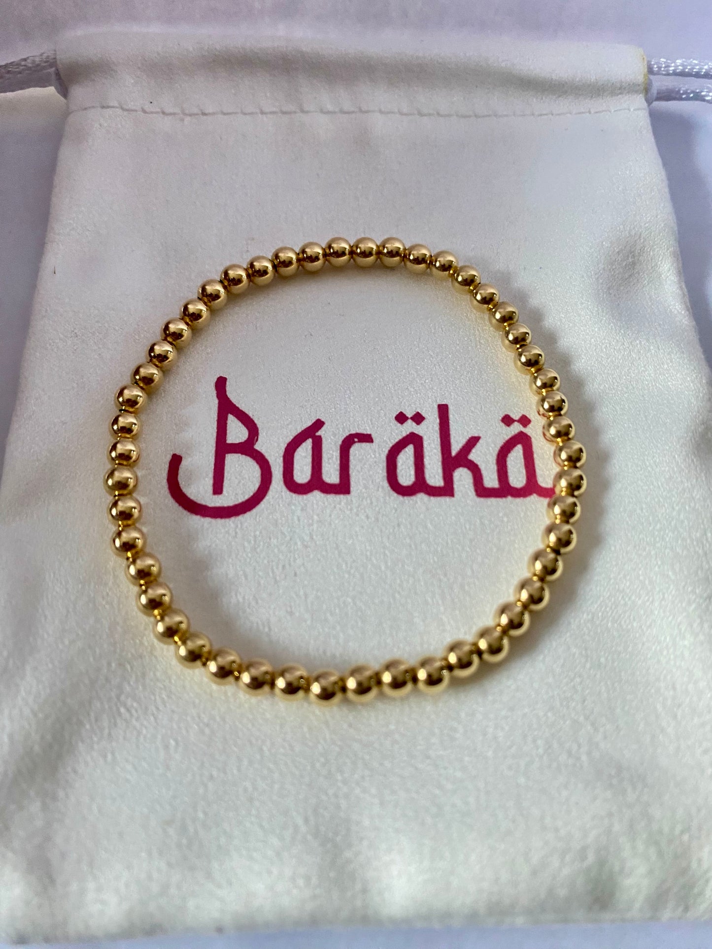 Rose 18 karat pure gold bracelet