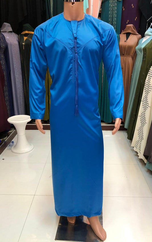 Saleem Emirati Thobe in Blue